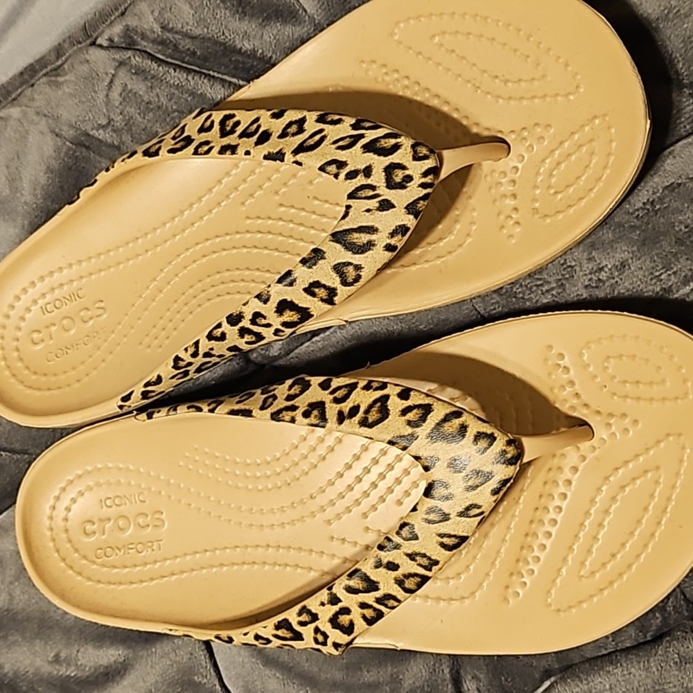 Crocs flip flops